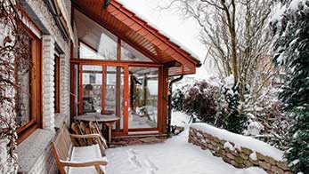 maison hiver